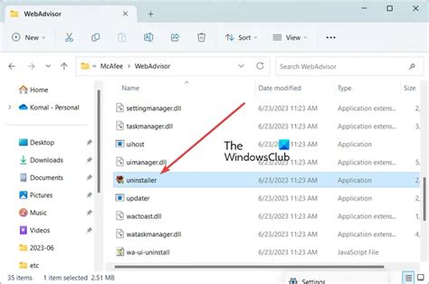 mcafee siteadvisor deinstallieren|How to Remove McAfee WebAdvisor from Windows 11: A Step .